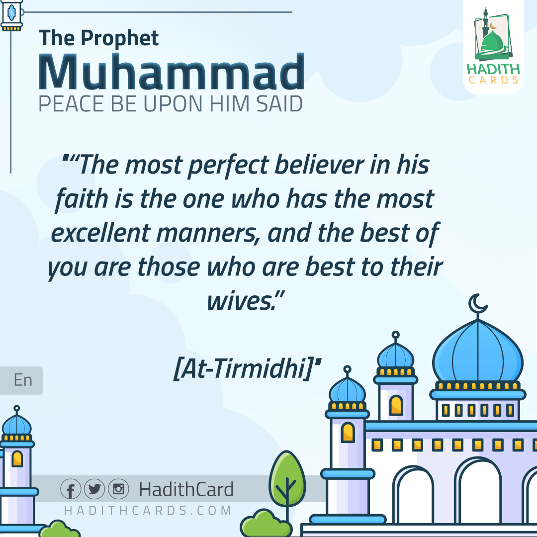 The most perfect believer in his faith