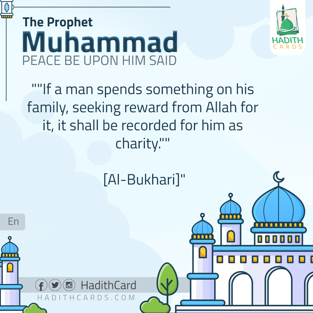 If a man spends something on his family