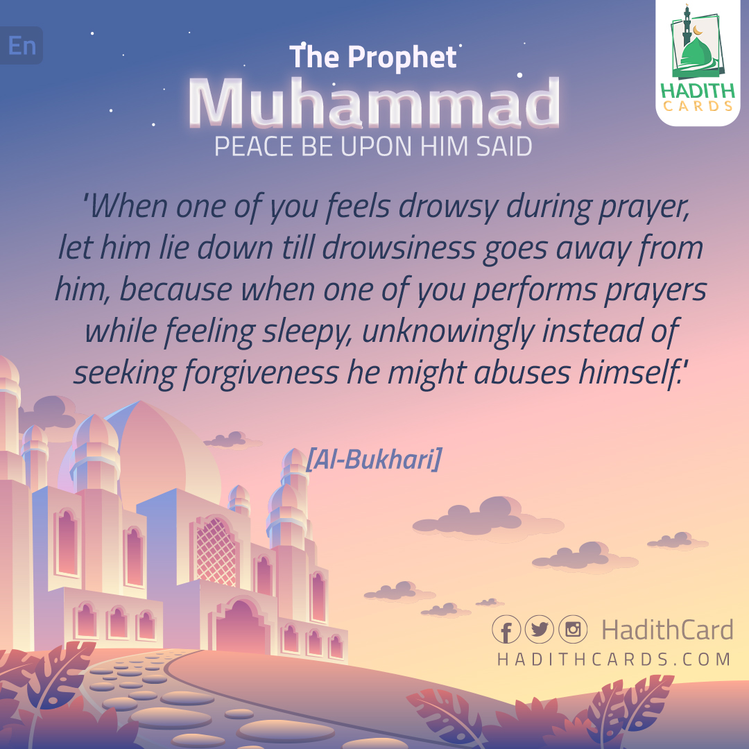 Drowsy during prayer