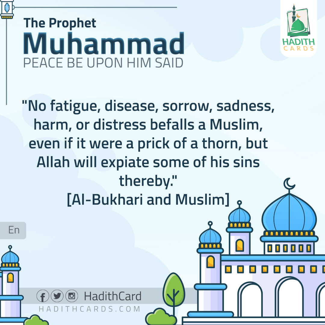 Allah will expiate some of his sins thereby