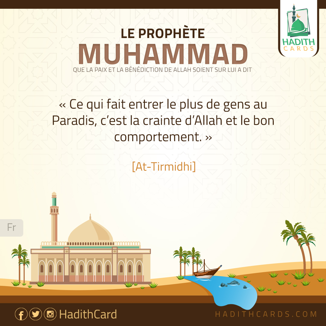 Ce qui fait entrer le plus de gens au Paradis