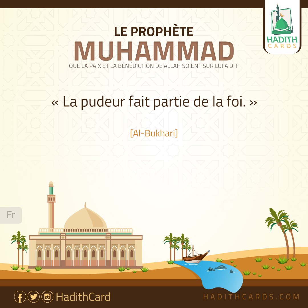 La pudeur fait partie de la foi