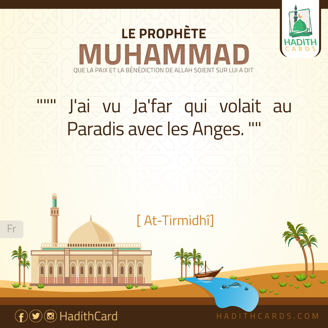 J'ai vu Ja'far qui volait au Paradis avec les Anges
