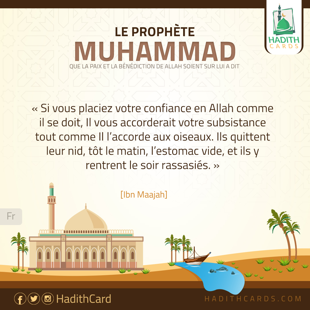 Si vous placiez votre confiance en Allah comme il se doit