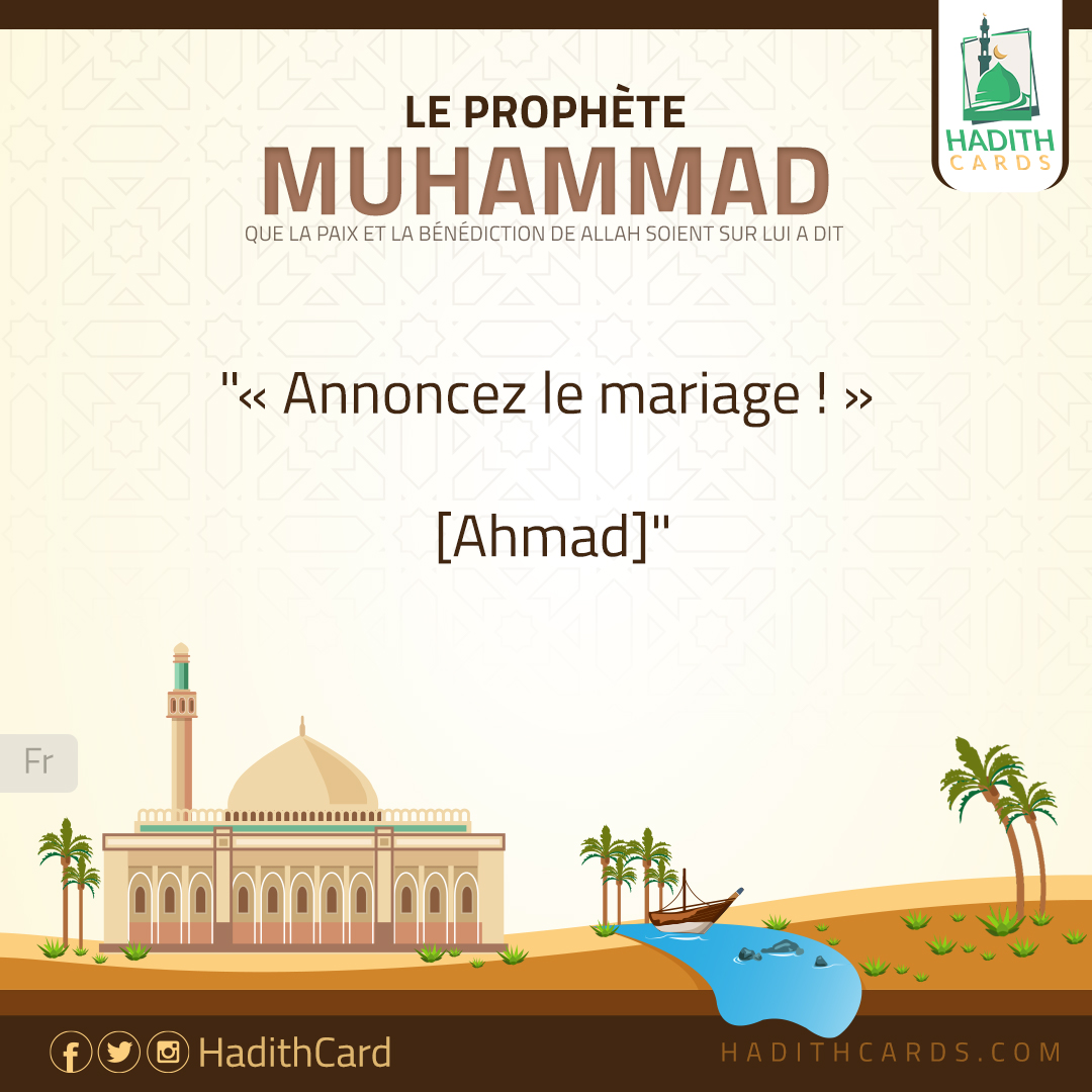 Annoncez le mariage !