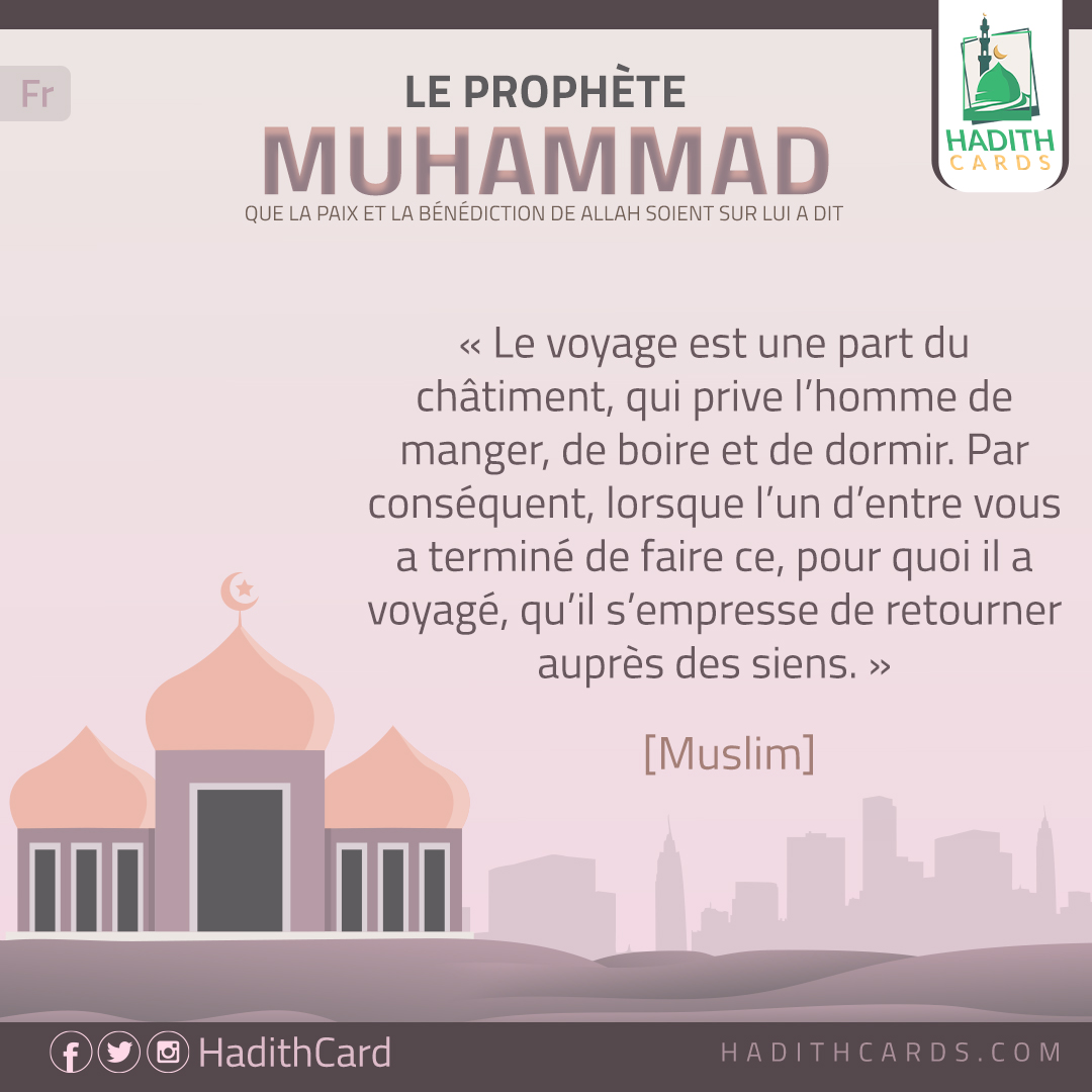 qu’il s’empresse de retourner auprès des siens