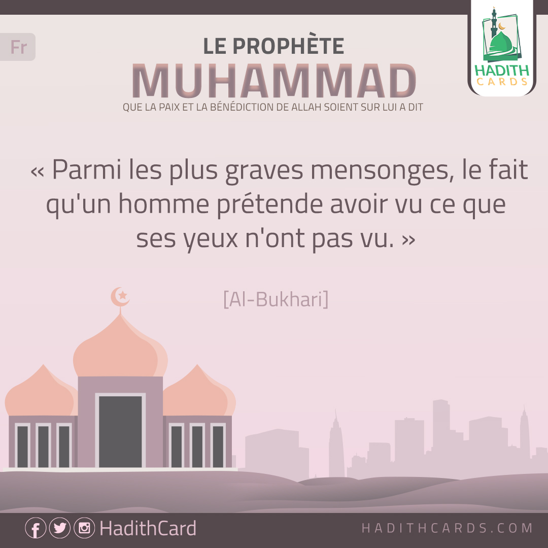 Parmi les plus graves mensonges