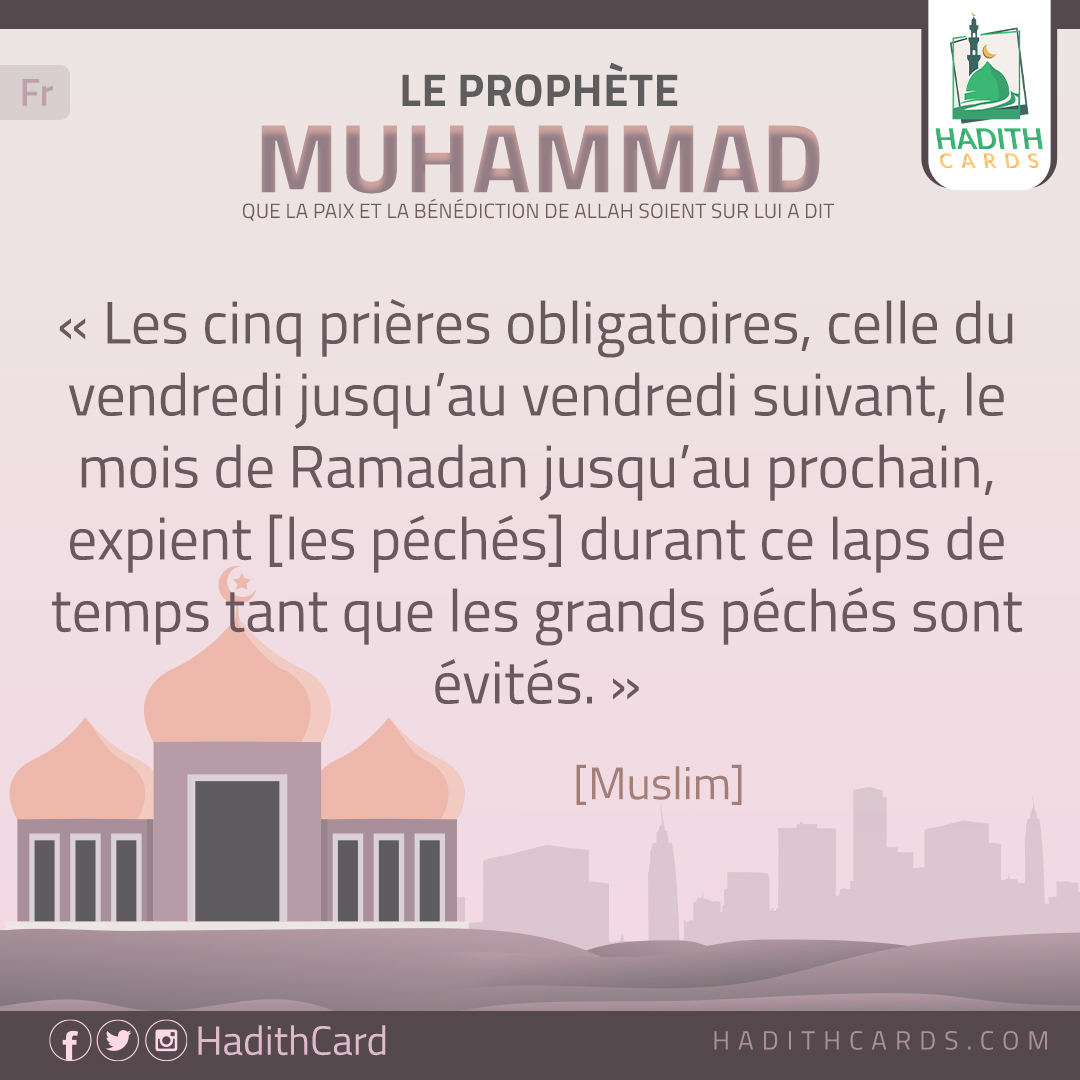 Les cinq prières obligatoires