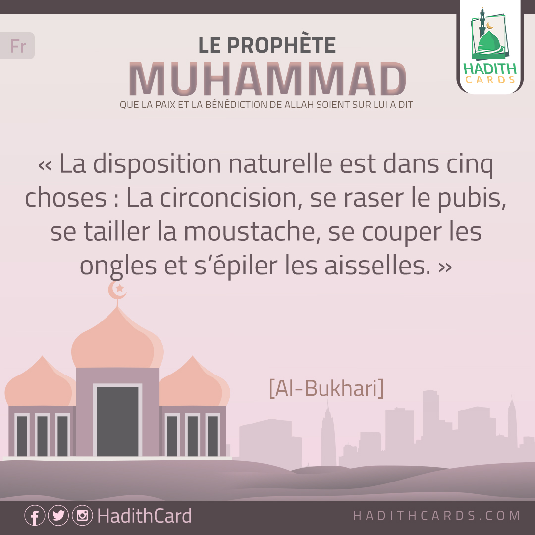 La disposition naturelle est dans cinq choses