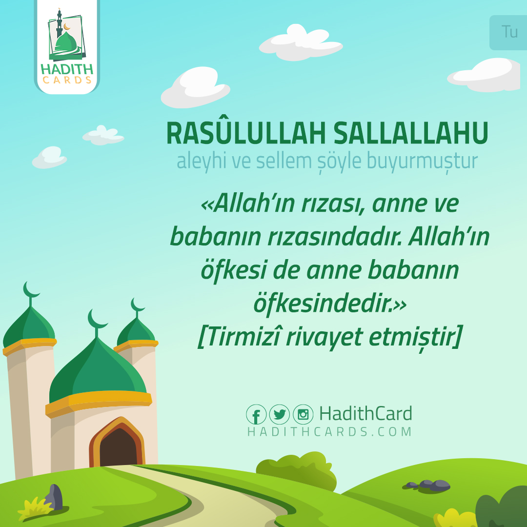 Allah’ın rızası, anne ve babanın rızasındadır