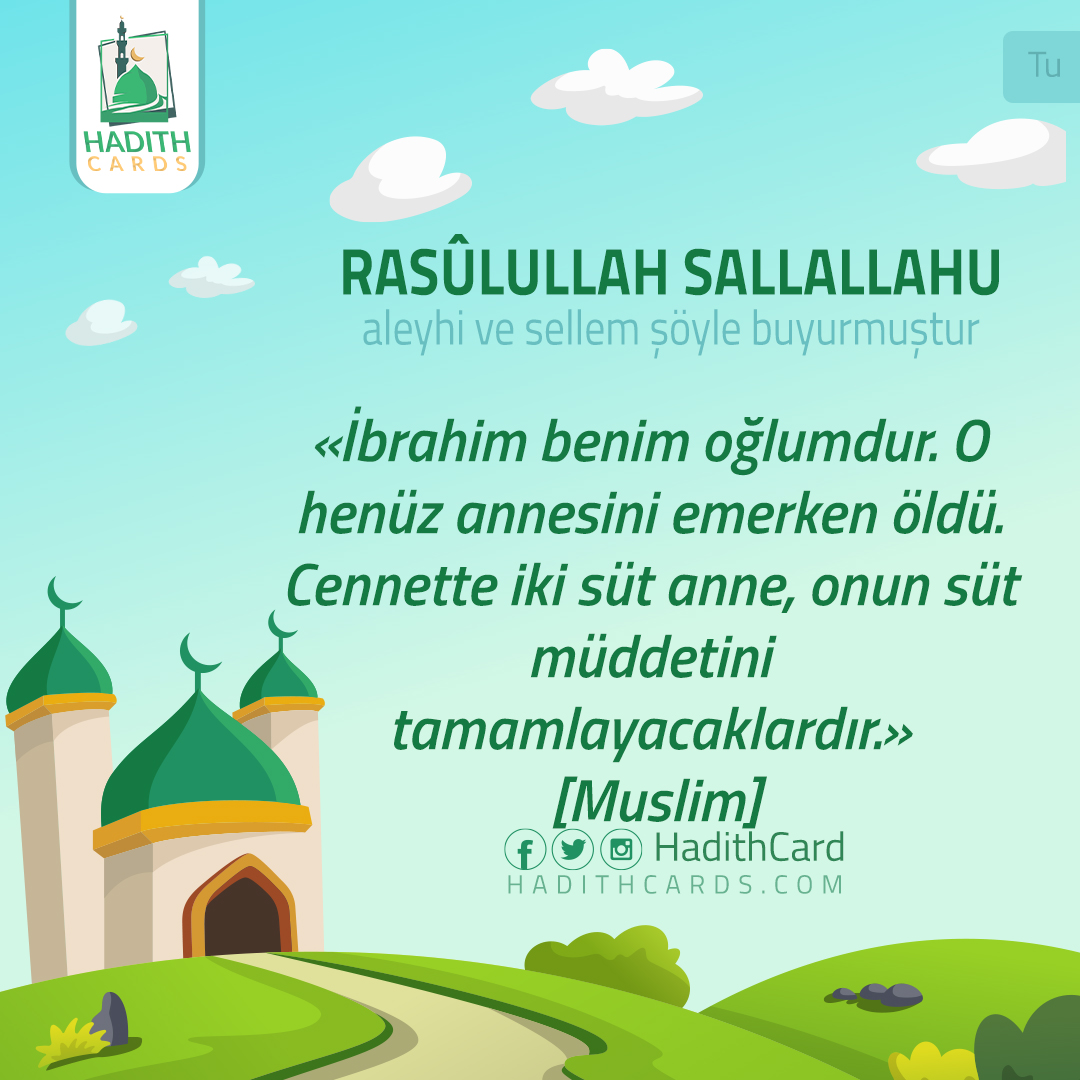 İbrahim benim oğlumdur