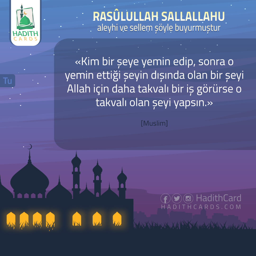 Kim bir şeye yemin edip