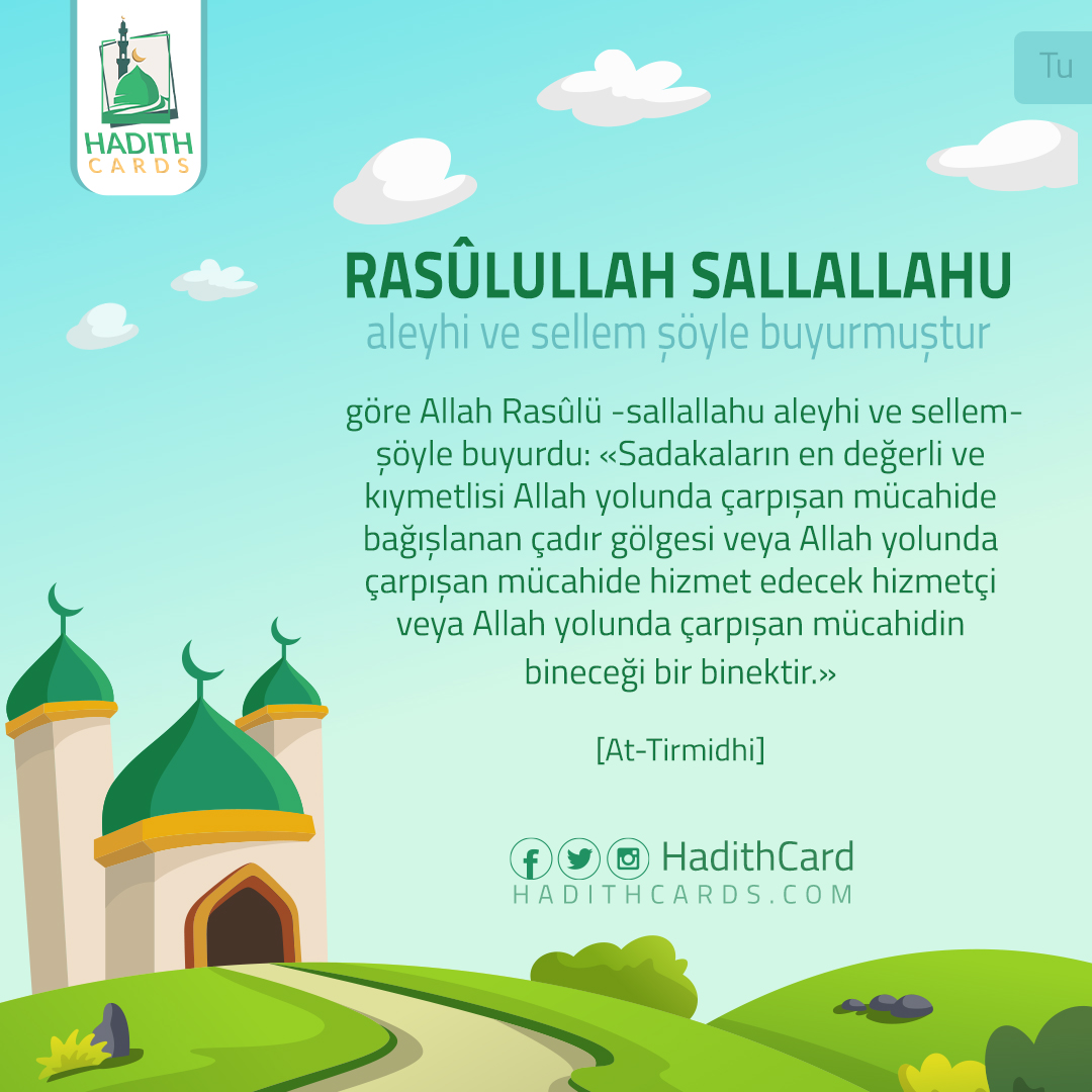 Sadakaların en değerli ve kıymetlisi Allah