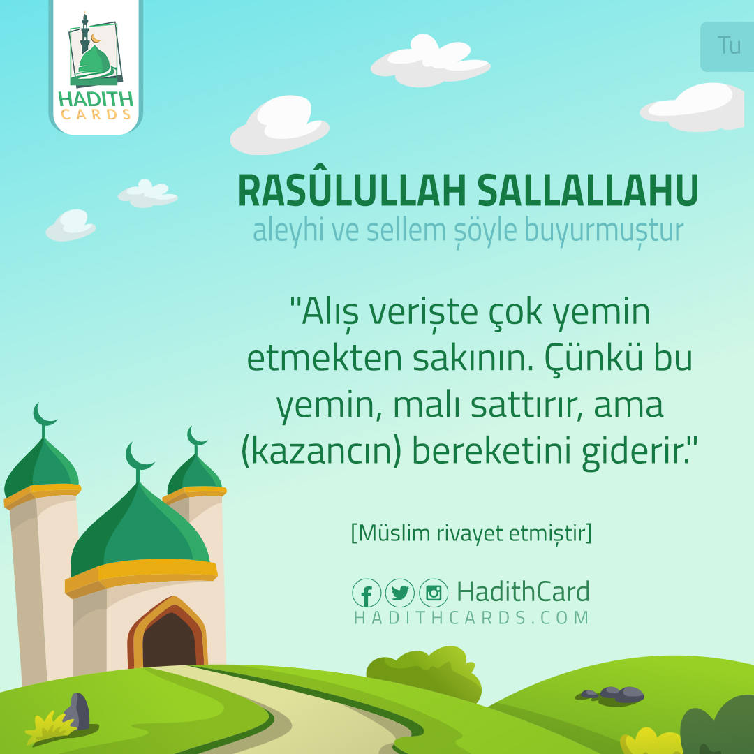 Alış verişte çok yemin etmekten sakının