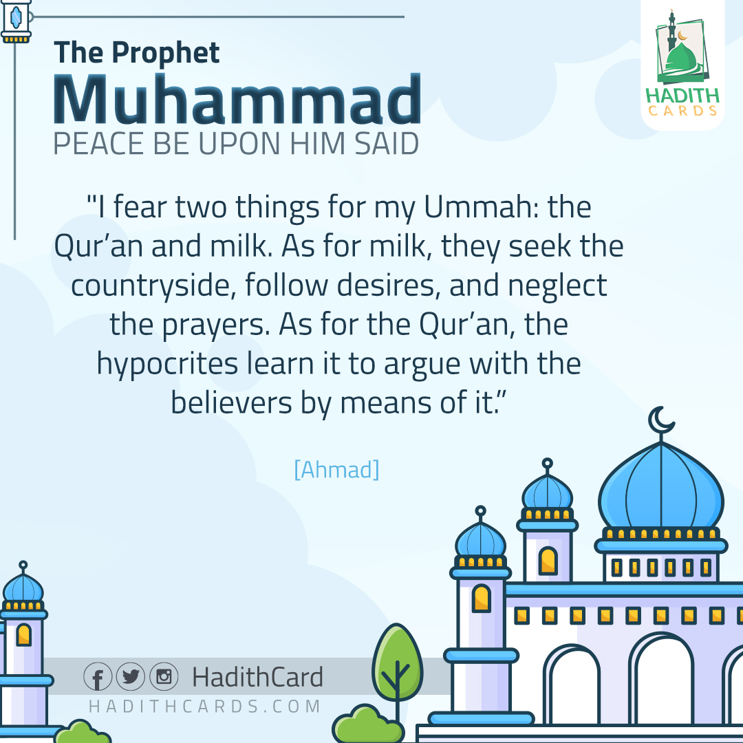 I fear two things for my Ummah