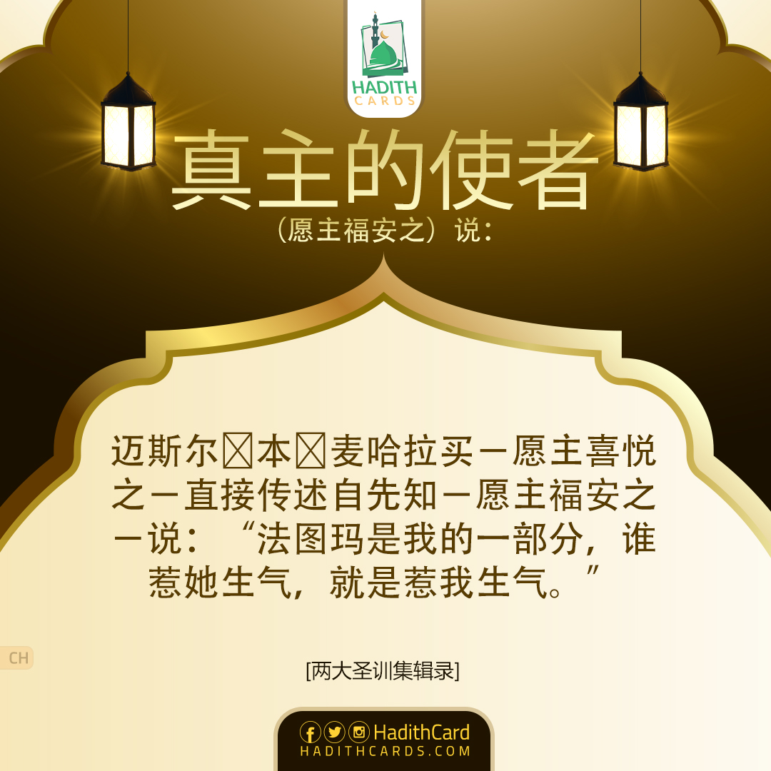 法图玛是我的一部分，谁惹她生气，就是惹我生气