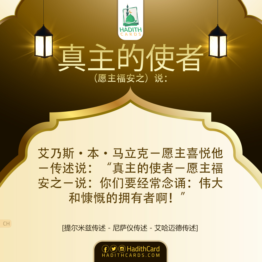 伟大和慷慨的拥有者啊！