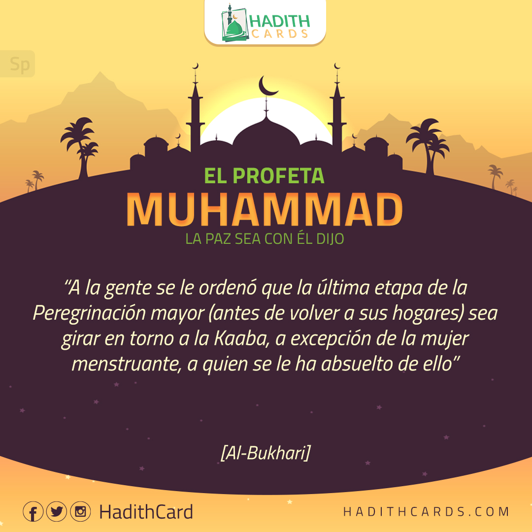 a excepción de la mujer menstruante