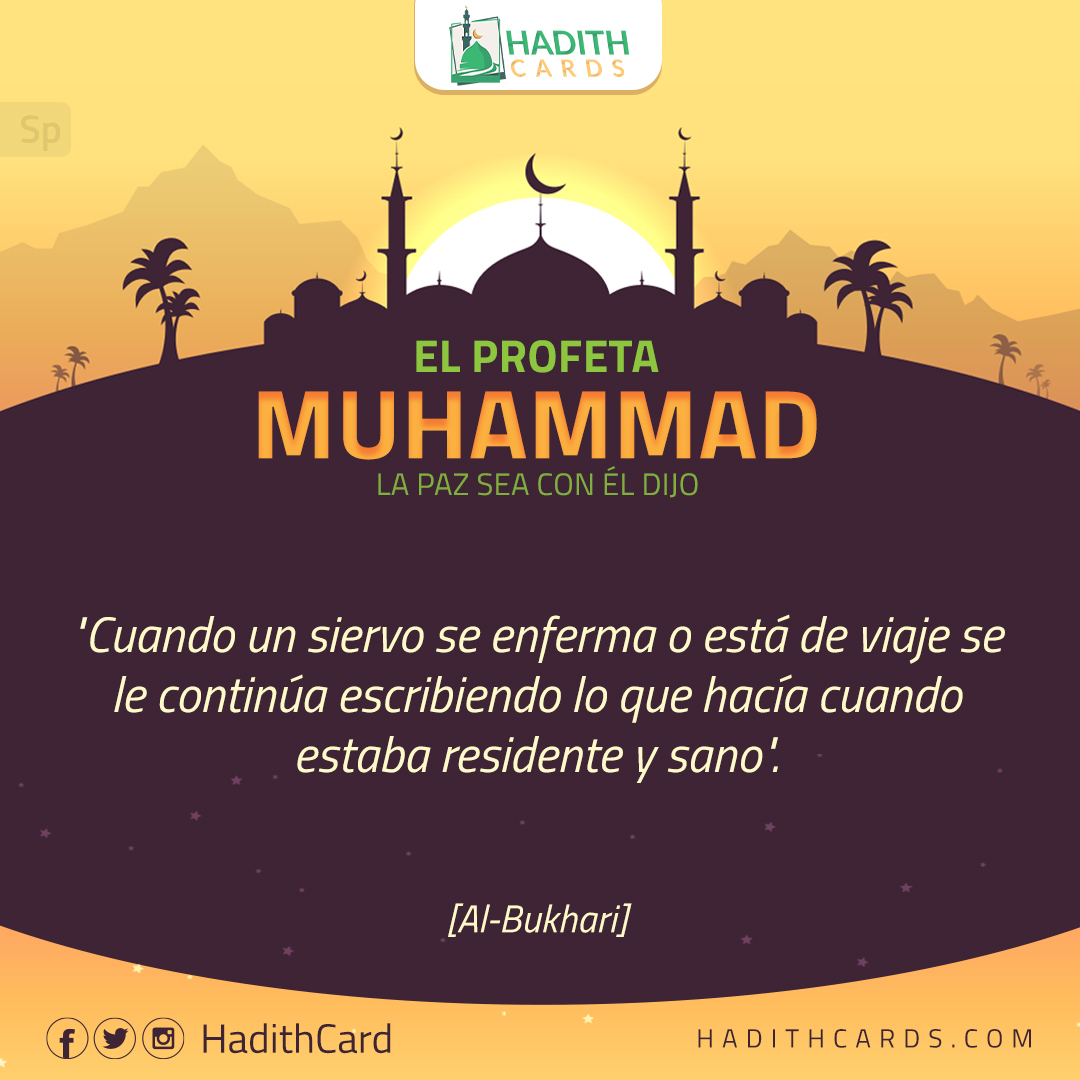 Cuando un siervo se enferma o está de viaje se le continúa escribiendo lo que hacía cuando estaba residente y sano