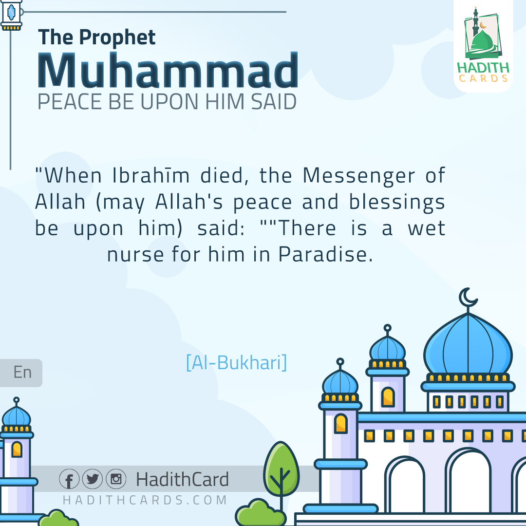 There is a wet nurse for him in Paradise