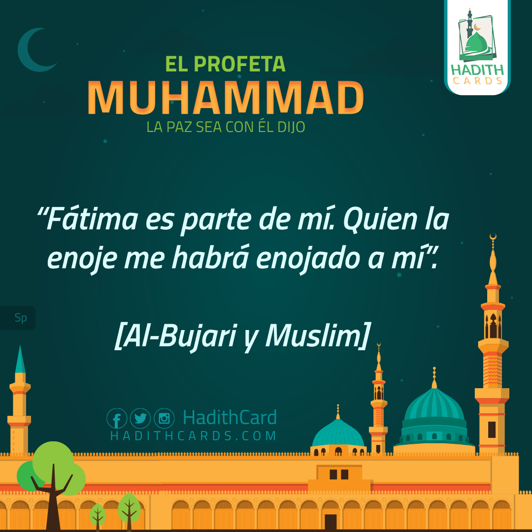 Fátima es parte de mí. Quien la enoje me habrá enojado a mí