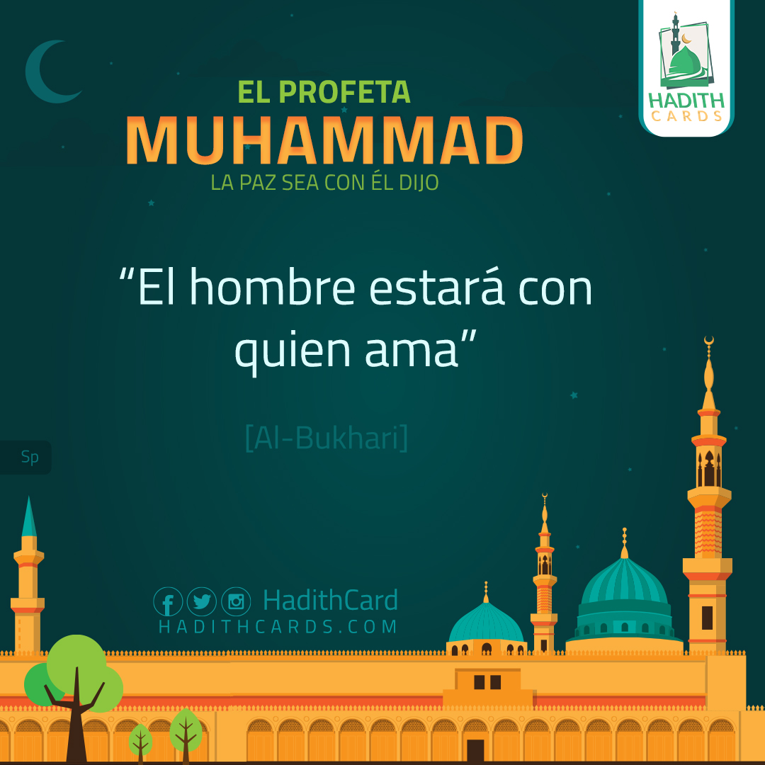 El hombre estará con quien ama