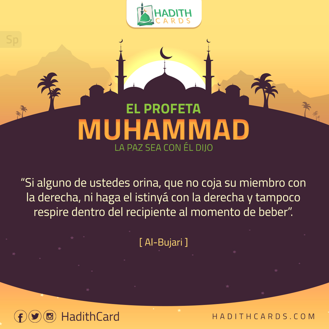 del recipiente al momento de beber