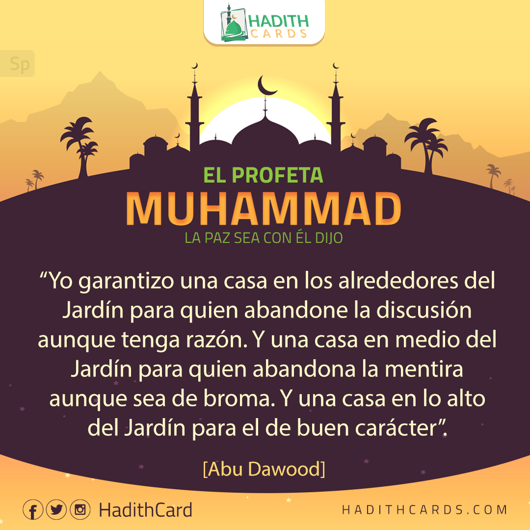 Yo garantizo una casa en los alrededores del Jardín para quien abandone la discusión aunque tenga razón