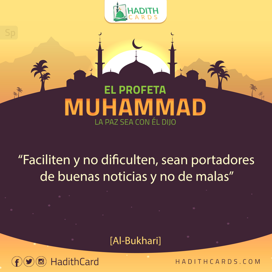 Faciliten y no dificulten, sean portadores de buenas noticias y no de malas