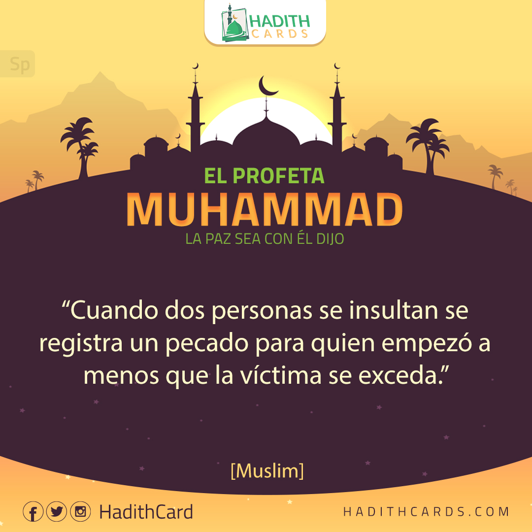 Cuando dos personas se insultan se registra un pecado para quien empezó a menos que la víctima se exceda