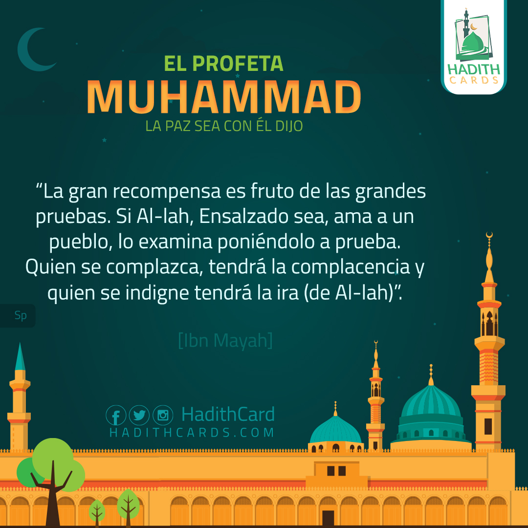 La gran recompensa es fruto de las grandes pruebas