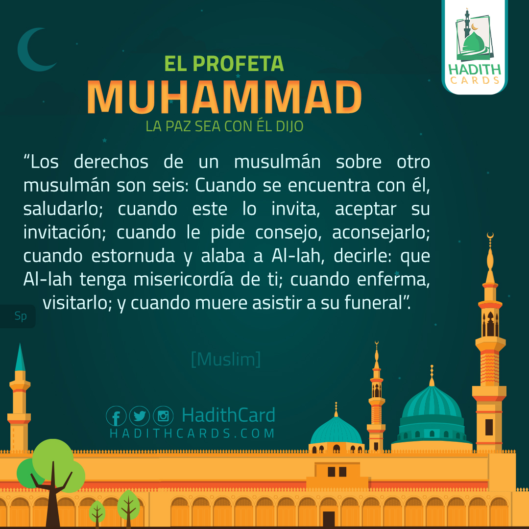 Cuando se encuentra con él, saludarlo; cuando este lo invita