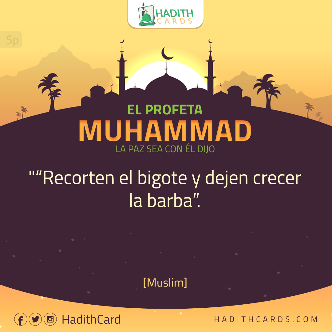 Recorten el bigote y dejen crecer la barba