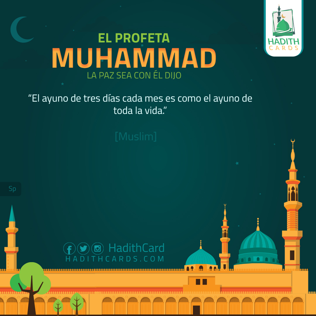 El ayuno de tres días cada mes es como el ayuno de toda la vida