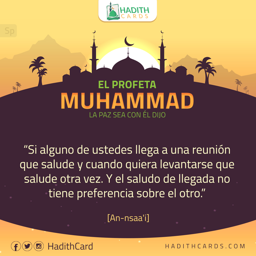 Si alguno de ustedes llega a una reunión