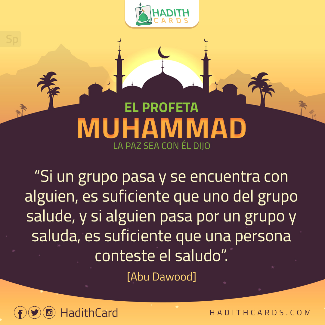 es suficiente que una persona conteste el saludo