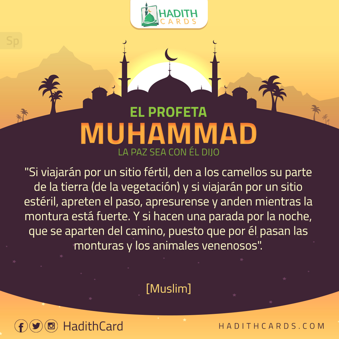 puesto que por él pasan las monturas y los animales venenosos