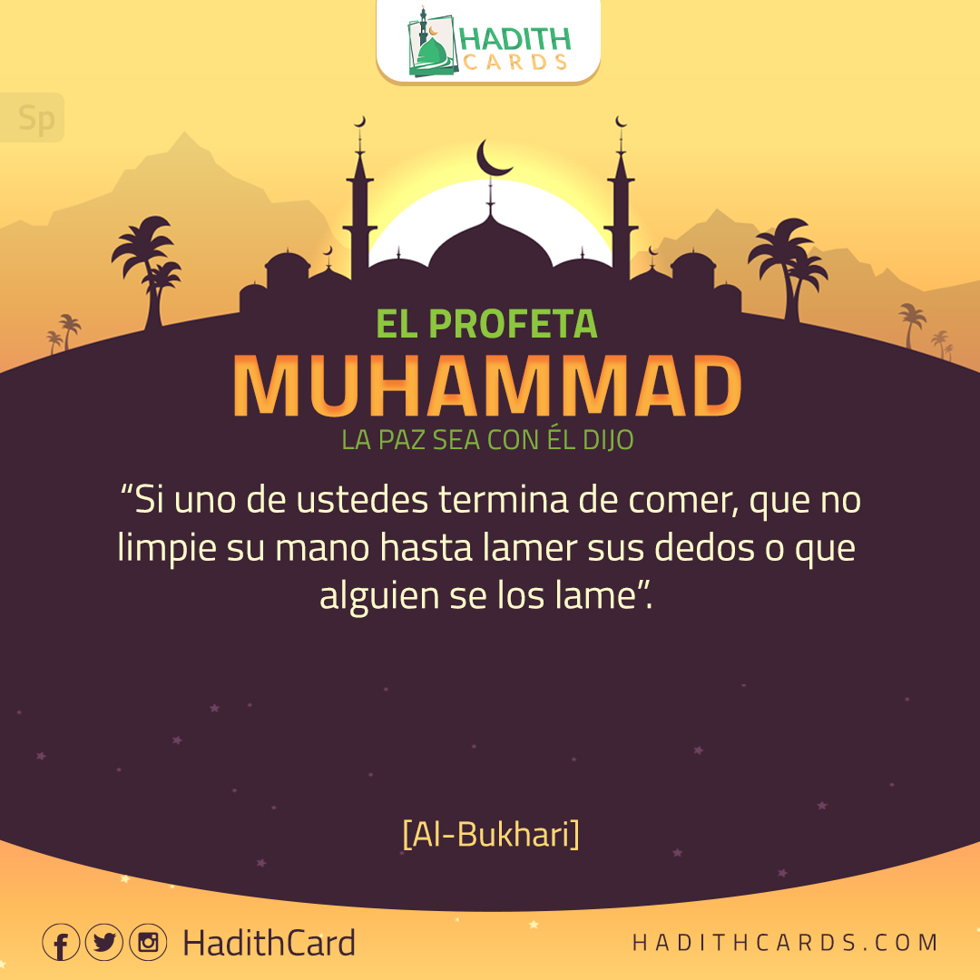 Si uno de ustedes termina de comer