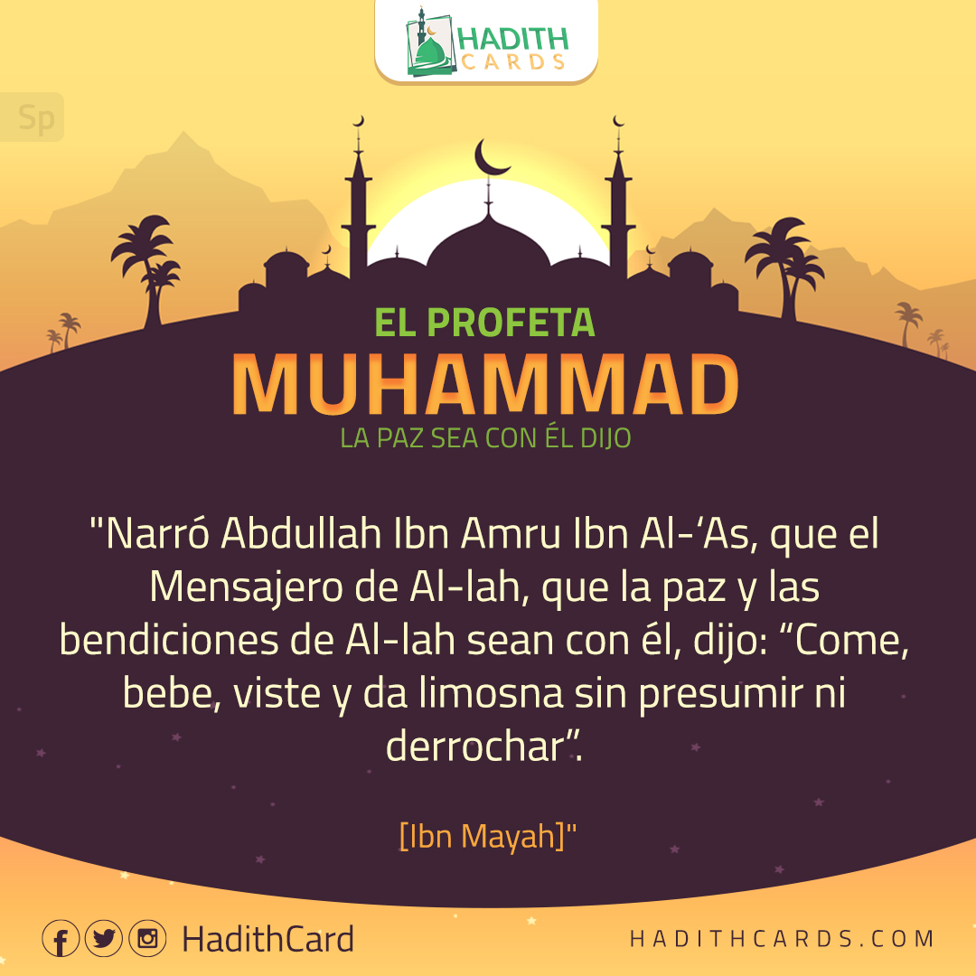 Come, bebe, viste y da limosna sin presumir ni derrochar