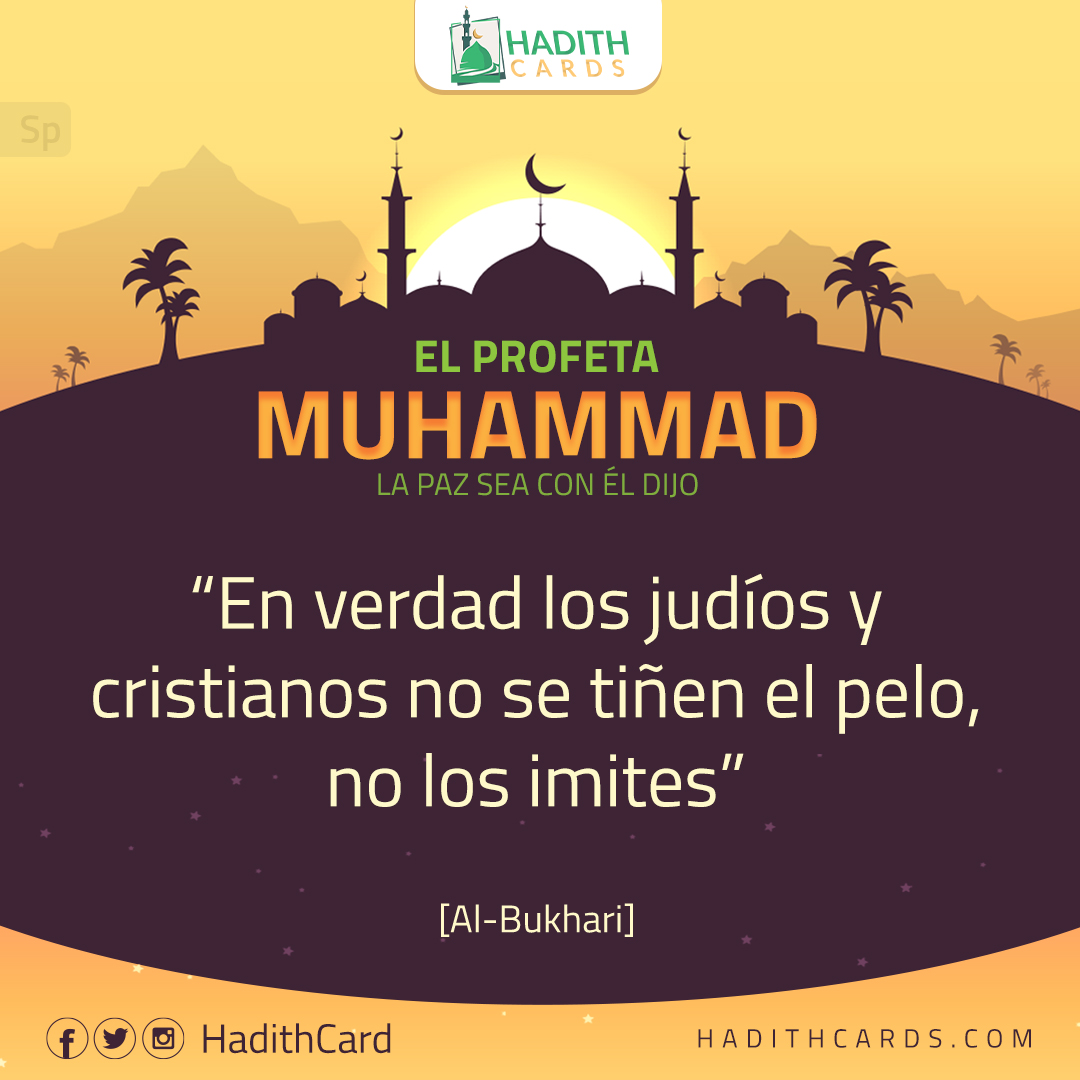 En verdad los judíos y cristianos no se tiñen el pelo, no los imites