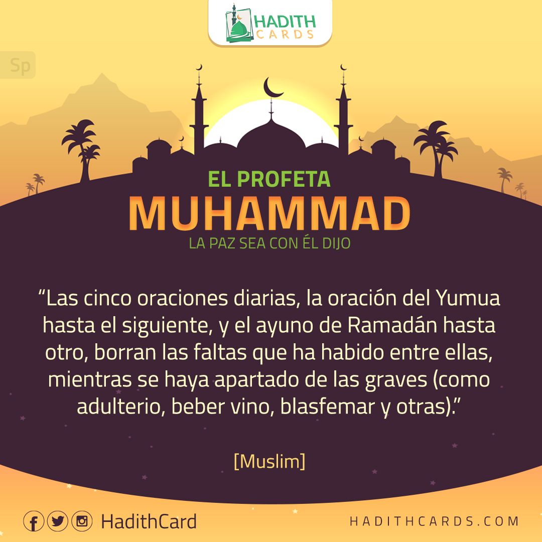 Las cinco oraciones diarias, la oración del Yumua hasta el siguiente