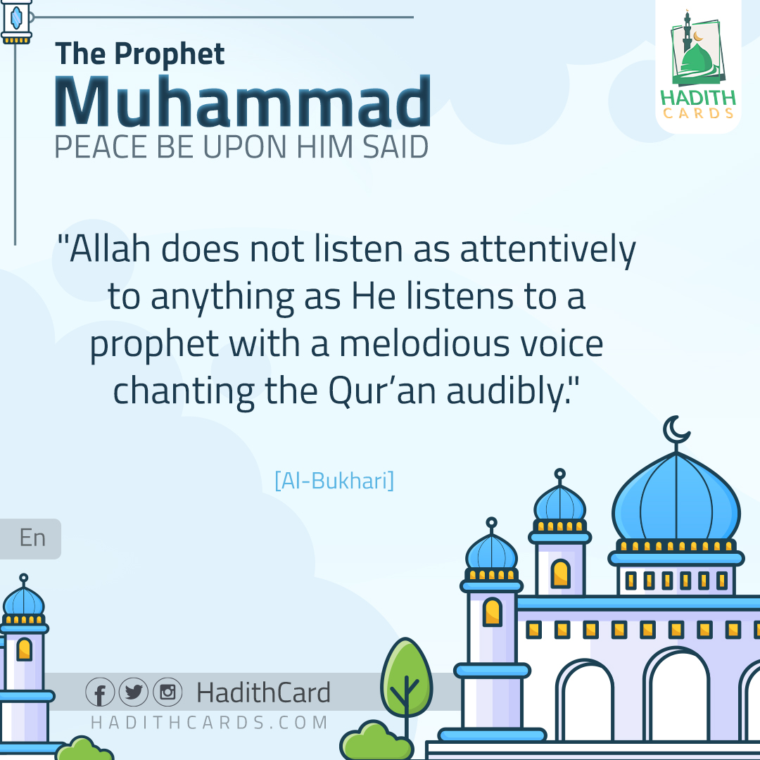 a prophet with a melodious voice
