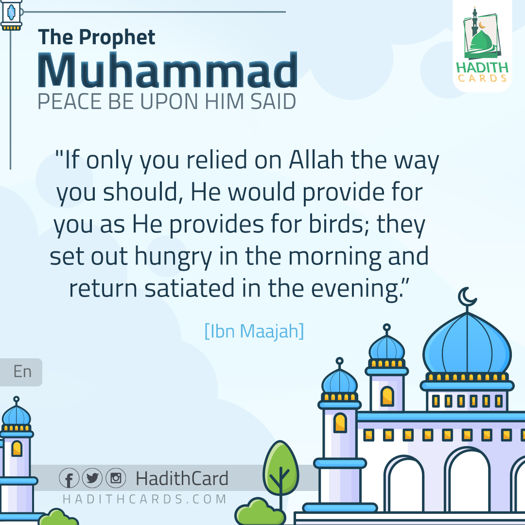 If only you relied on Allah the way you should