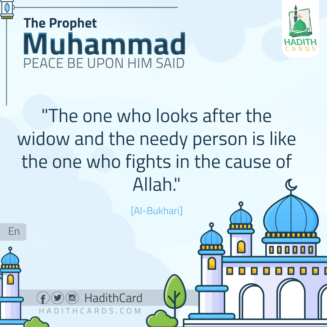 The one who looks after the widow